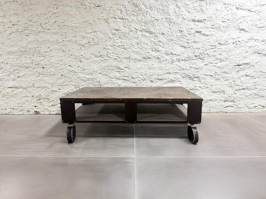 Charcoal Coffee Table on Casters