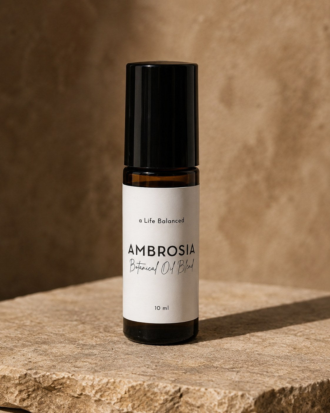 Ambrosia botanical oil blend roll-on by a Life Balanced, 10 ml