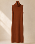 Rust Sleeveless Dress