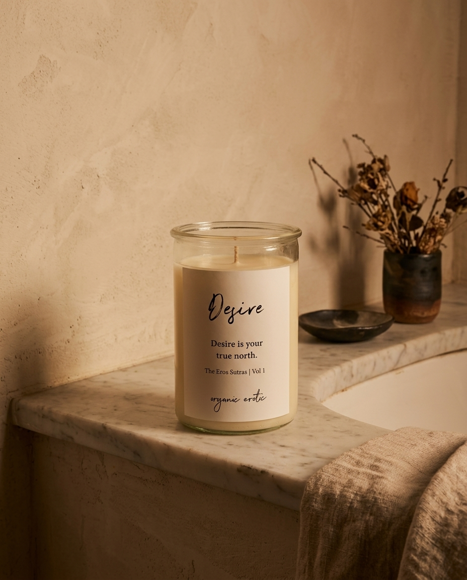 Desire Sutra Candle by the bath