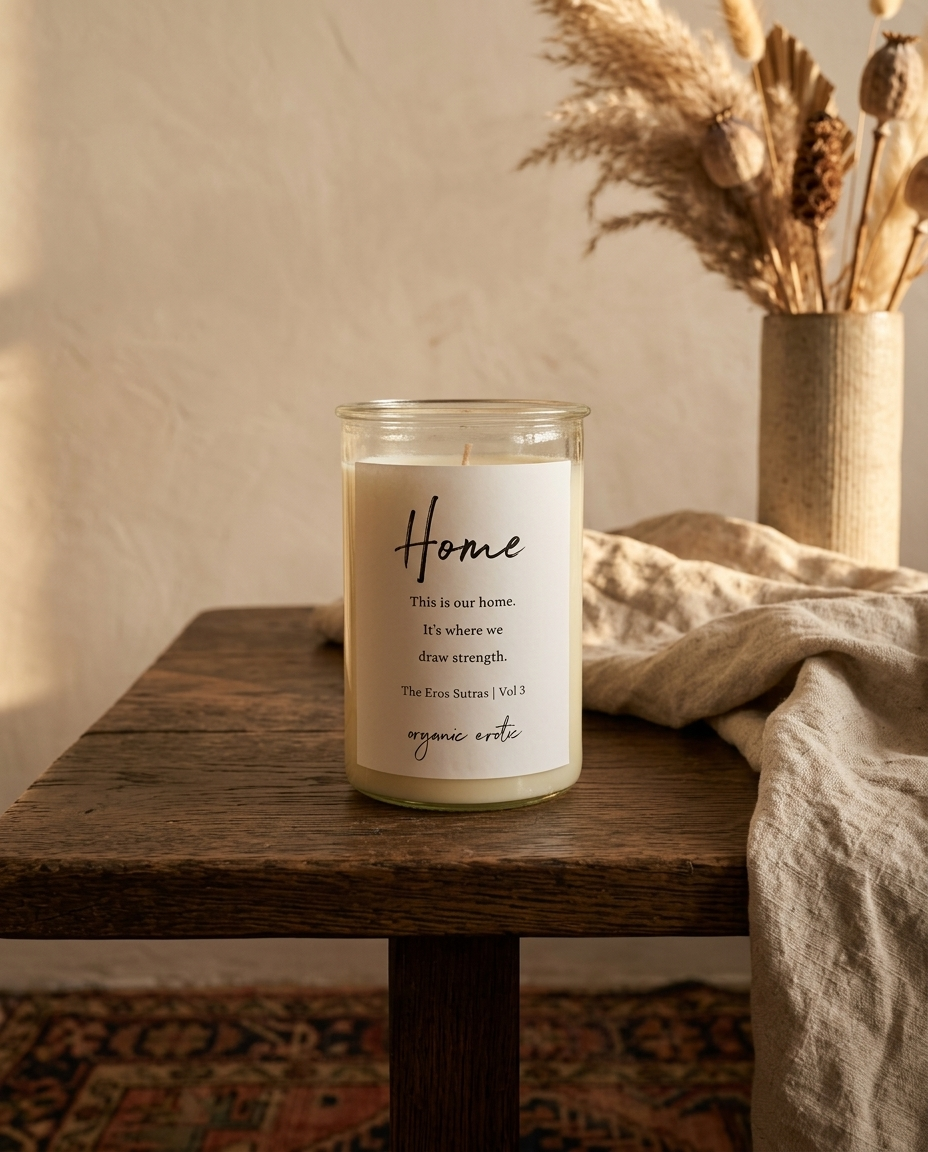 Home Sutra Candle in living room
