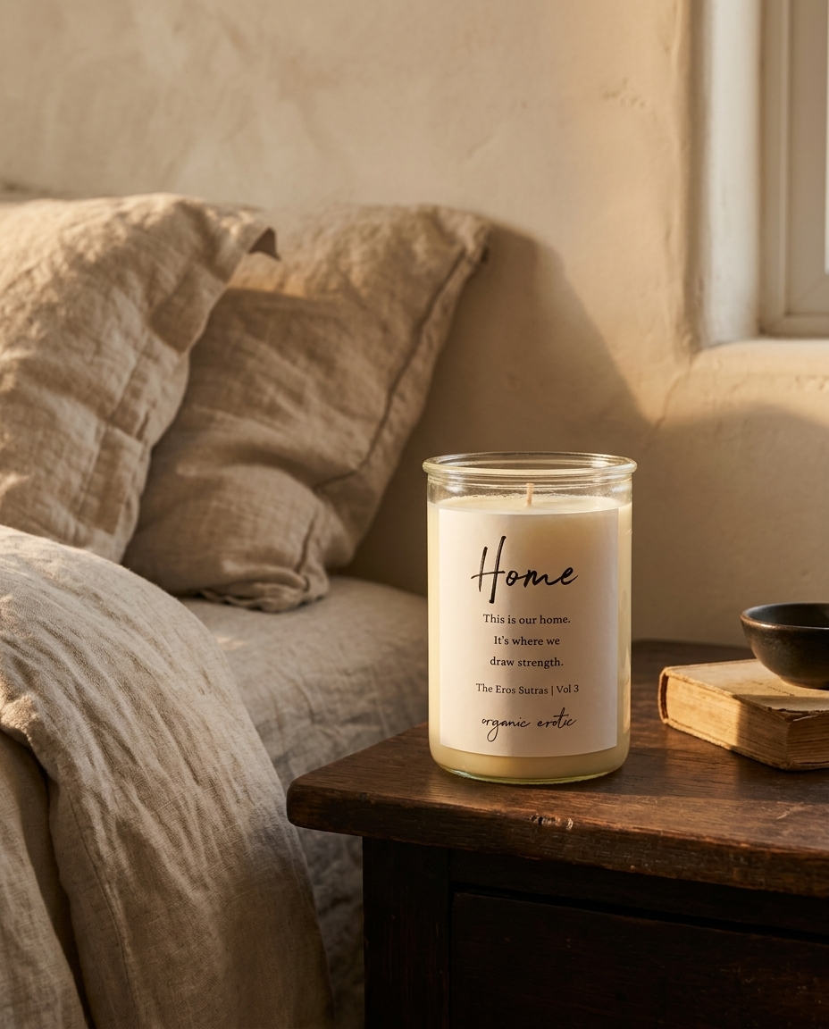 Home Sutra Candle on bedside