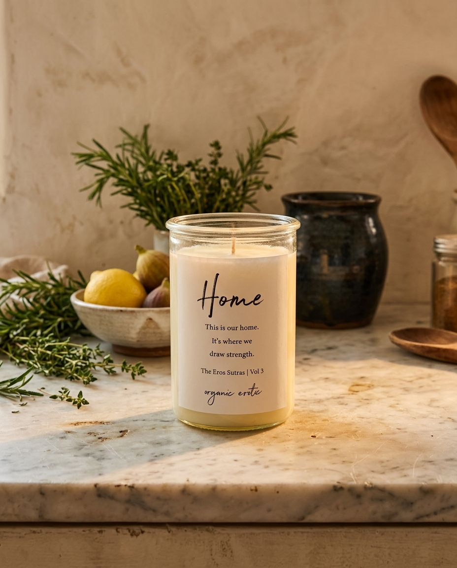 Home Sutra Candle in kitchen