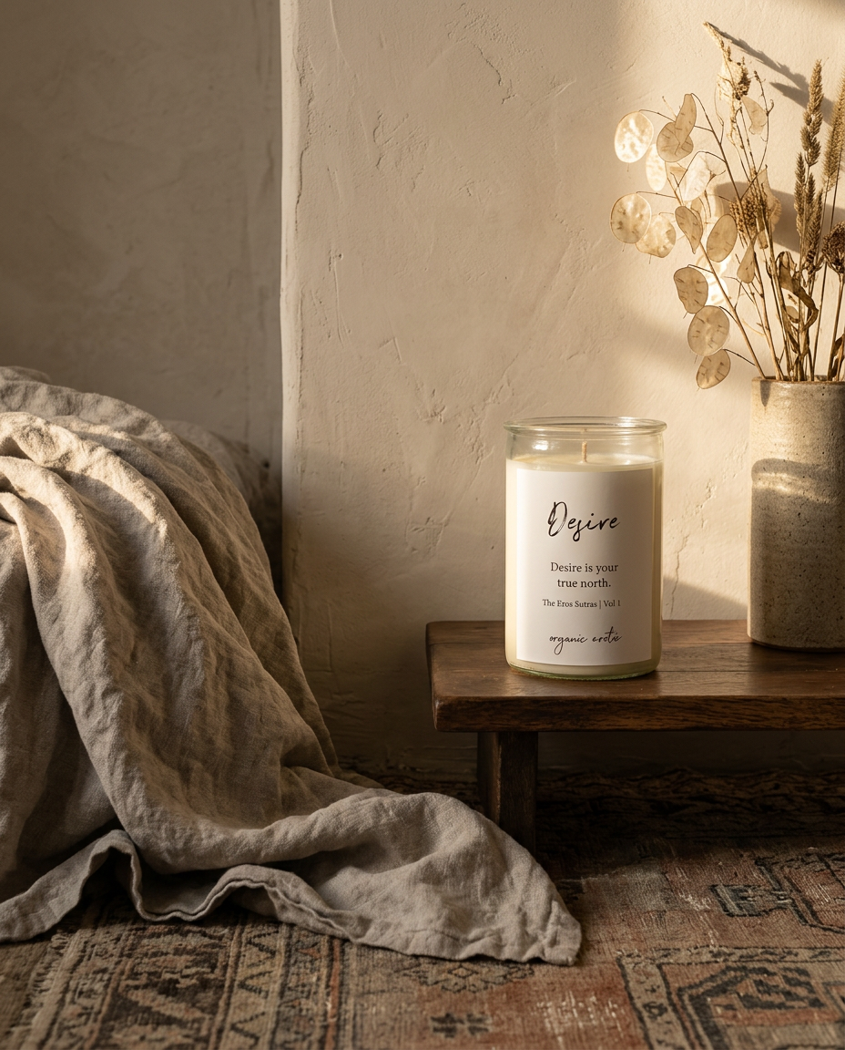 Desire Sutra Candle in living room