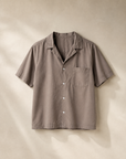 Taupe Short-Sleeve Shirt