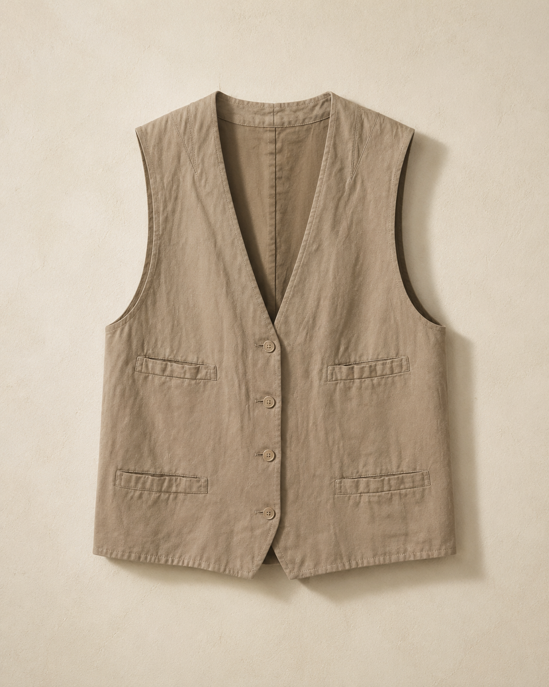 Taupe Utility Vest
