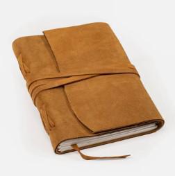 Suede Journal with Organic Cotton Paper