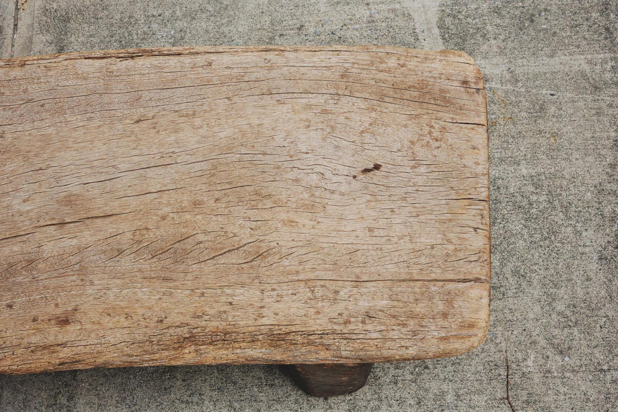 Antique Yala Wood Nupe Tribe Coffee Table