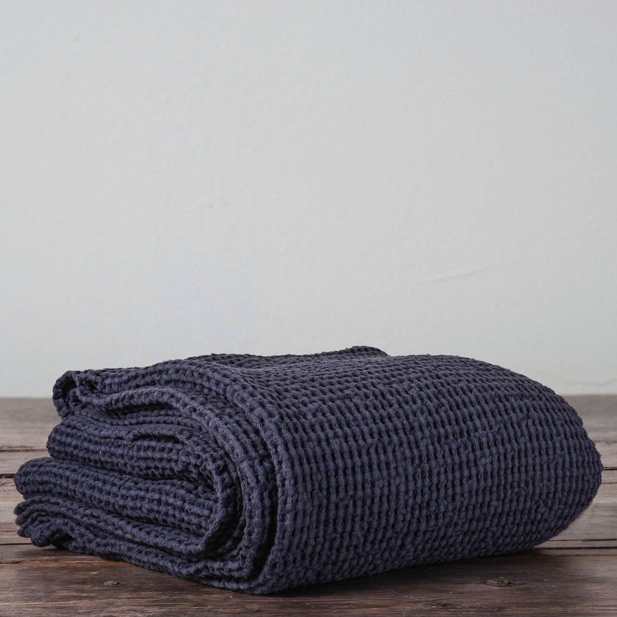 Linen Waffle Bath Towel