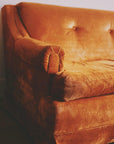 Pumpkin Chenille Sofa