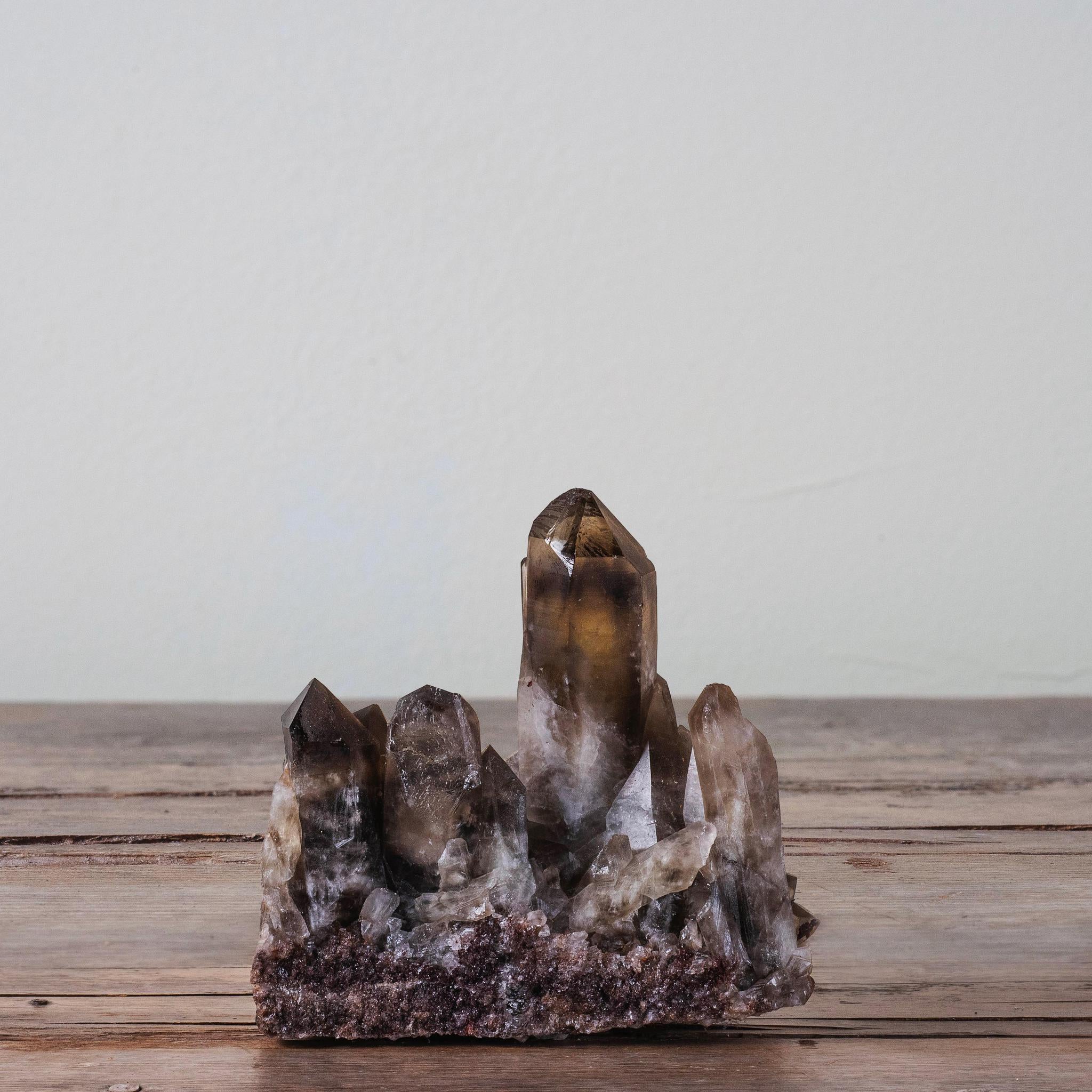 Smokey Quartz Cluster - Large