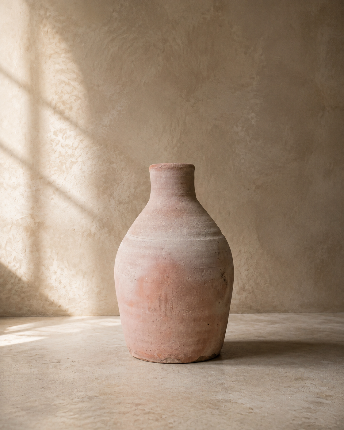 Antique Terracotta Vessel, Dusty Rose