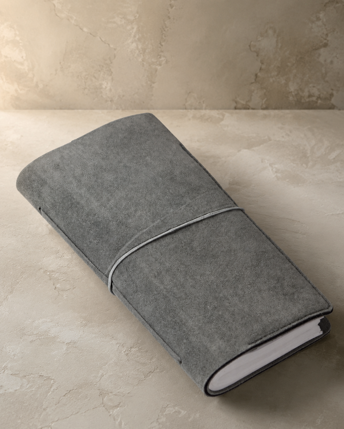 Suede Journal with Organic Cotton Paper - SMALL