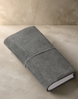 Suede Journal with Organic Cotton Paper - SMALL