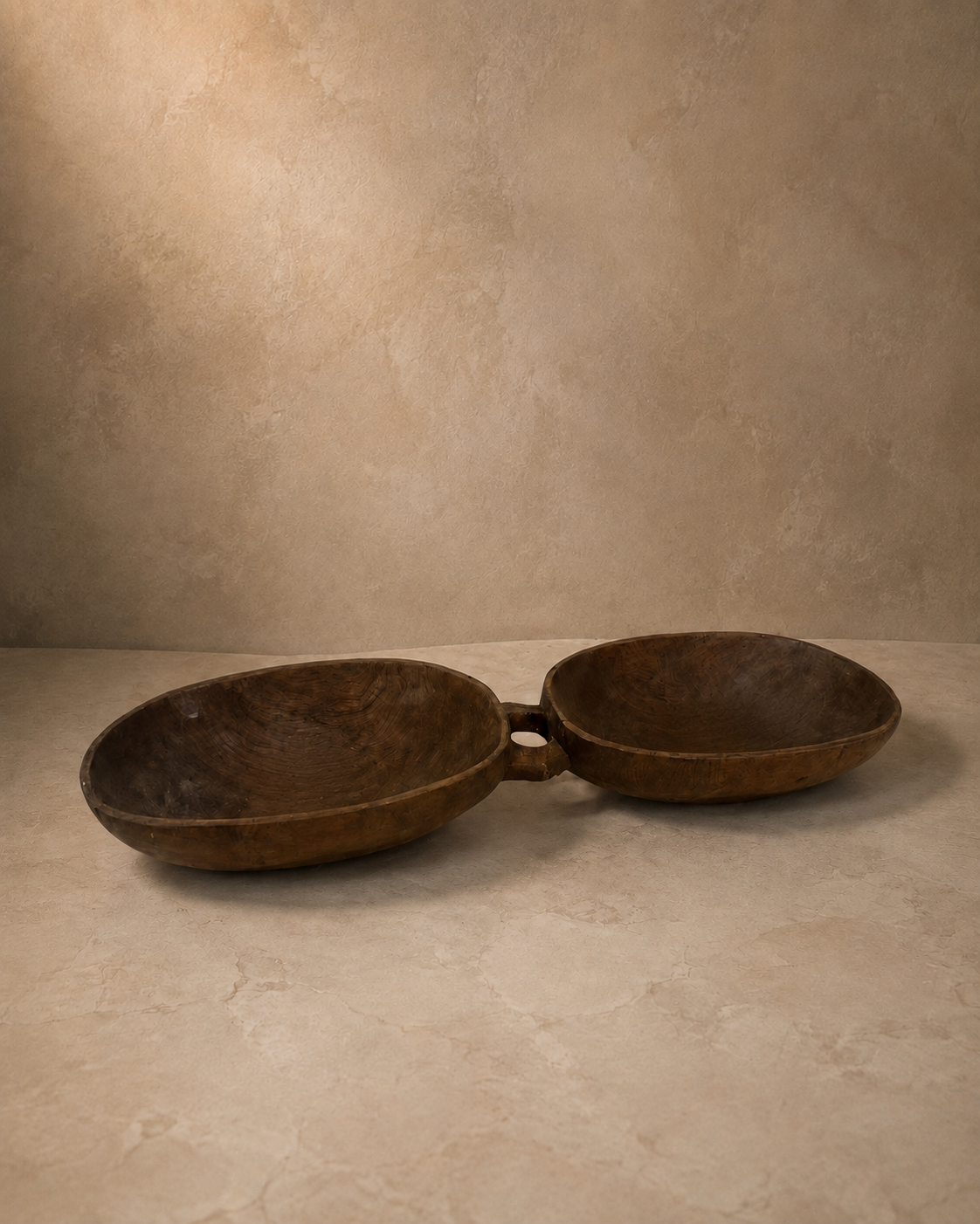 Ancient African Two Bowl Connected