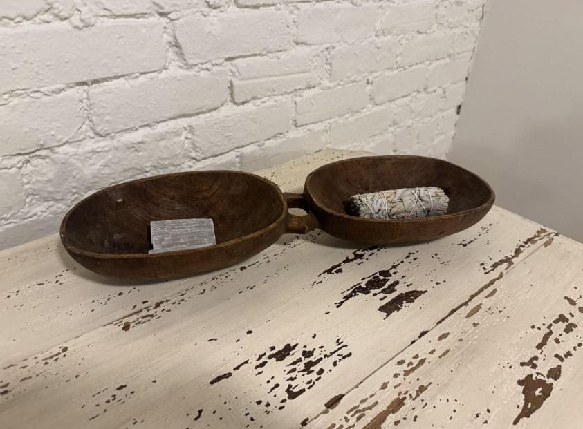 Ancient African Two Bowl Connected