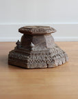 Ancient Handcarved Indian Pedestal