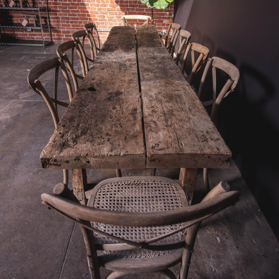 Reclaimed Wood Banquet Table