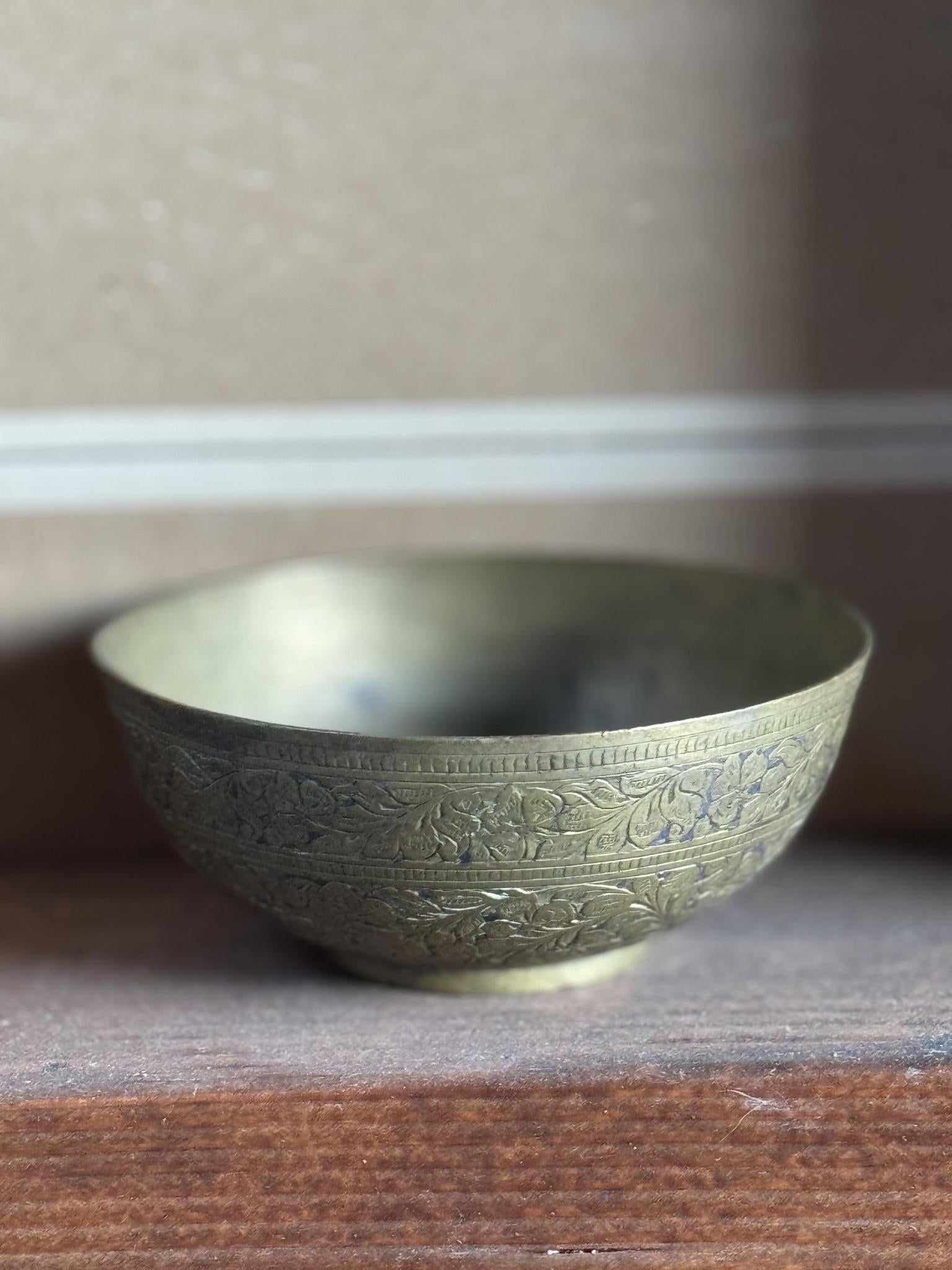 Vintage Brass Meditation Bowl