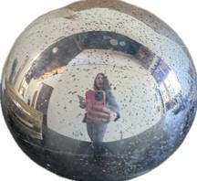 Silver Globe Ball