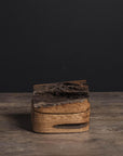 Local Burl Pedestal Box