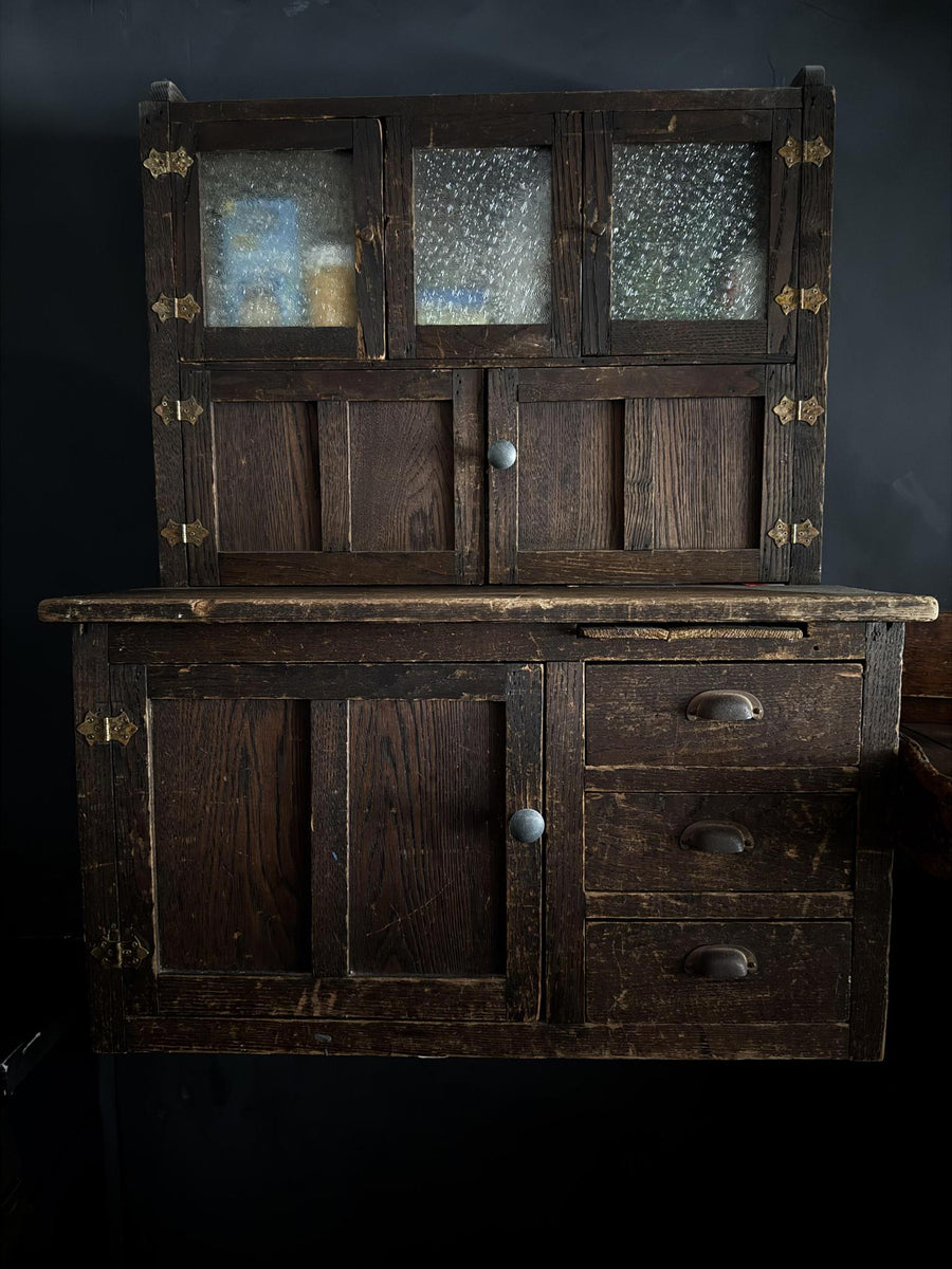 Antique Hoosier Bakers Cabinet