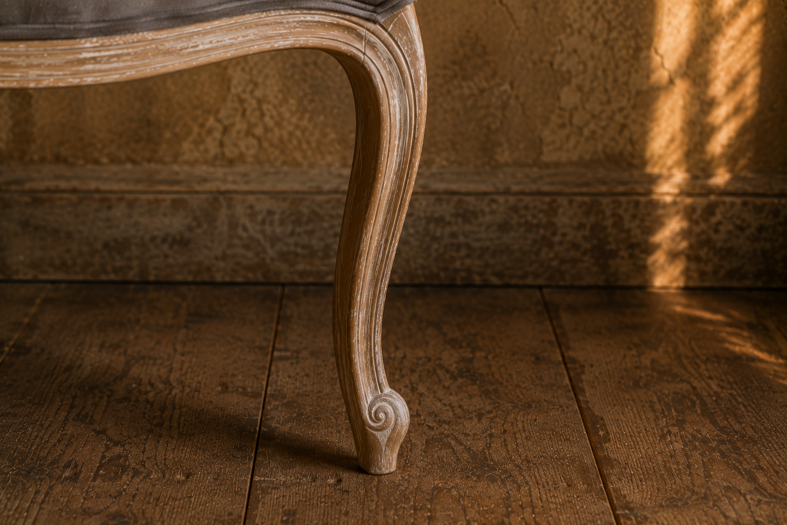 The Limewashed Louis Chair