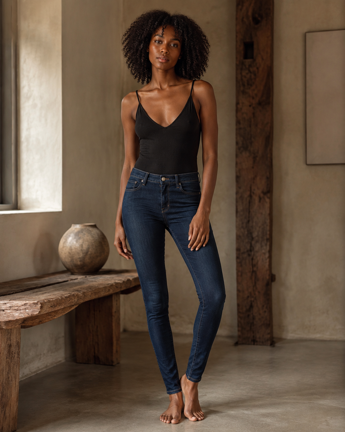 Dark Indigo Skinny Jeans