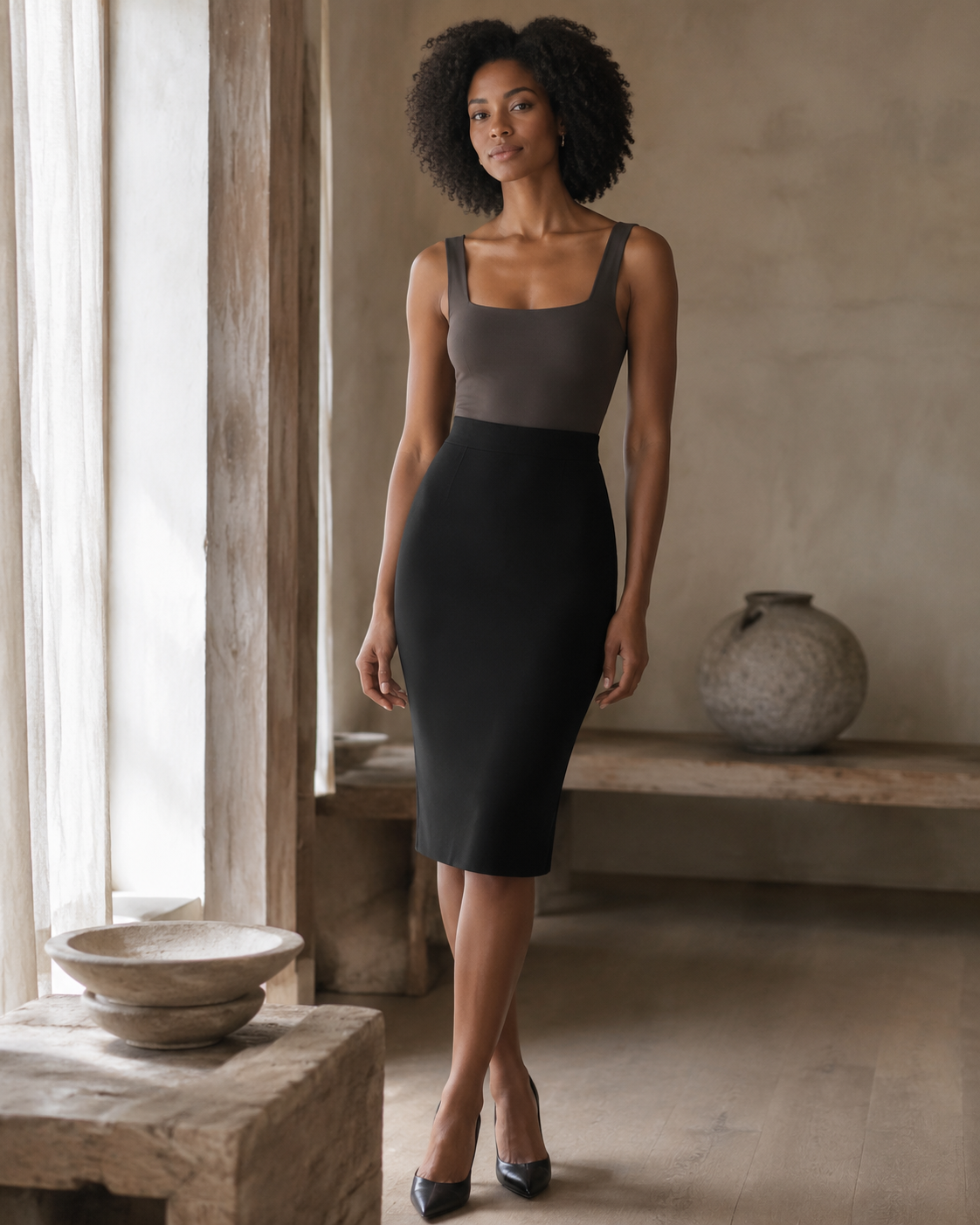 Black Pencil Skirt