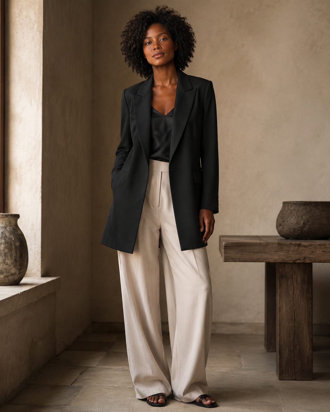 Black Tailored Blazer