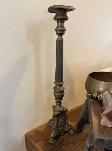 Antique Metal Candle Stand