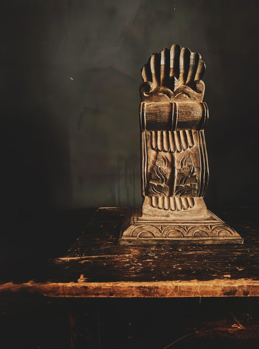 Balinese Hand-Carved Wooden Sculpture