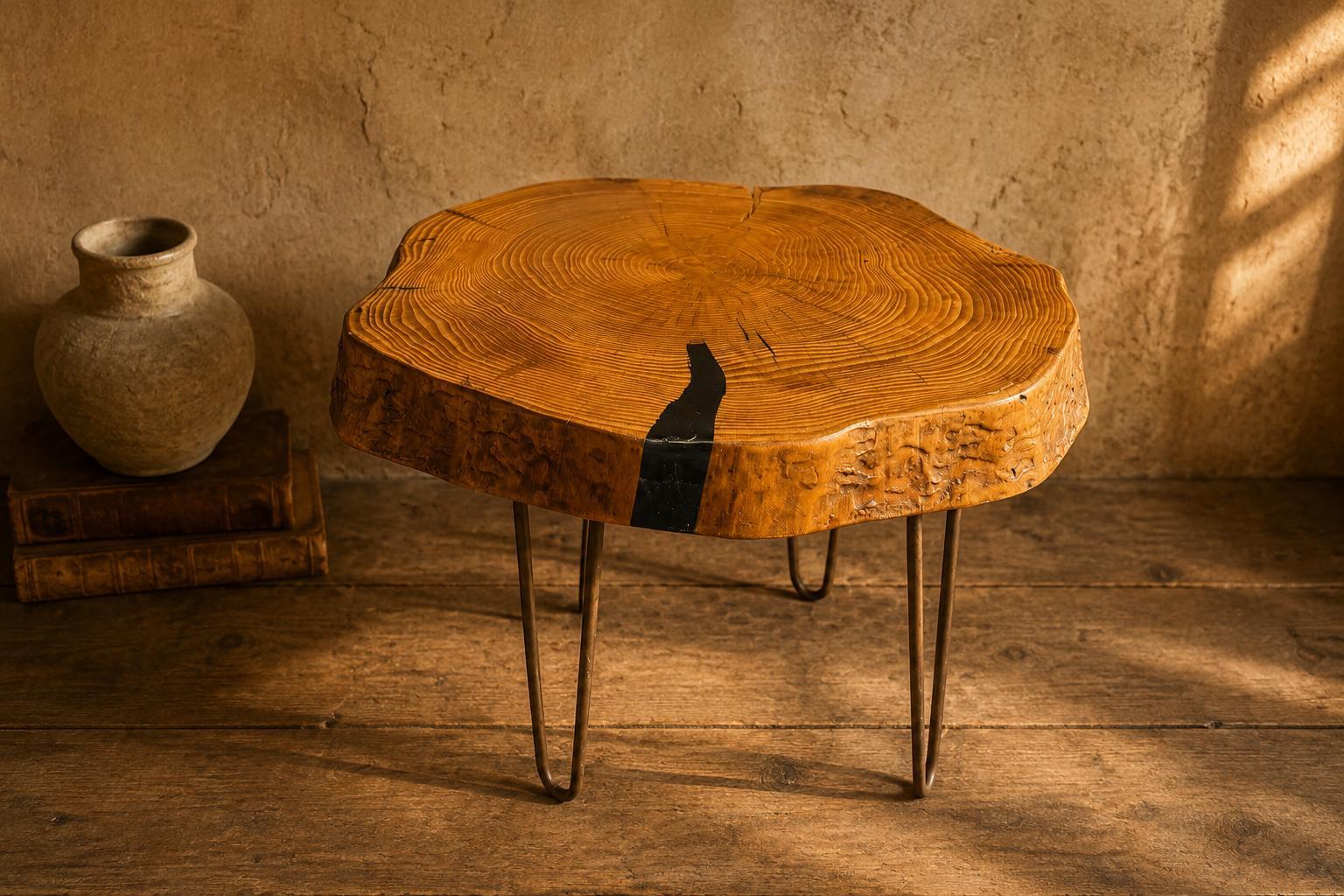 Reclaimed Wood Side Table