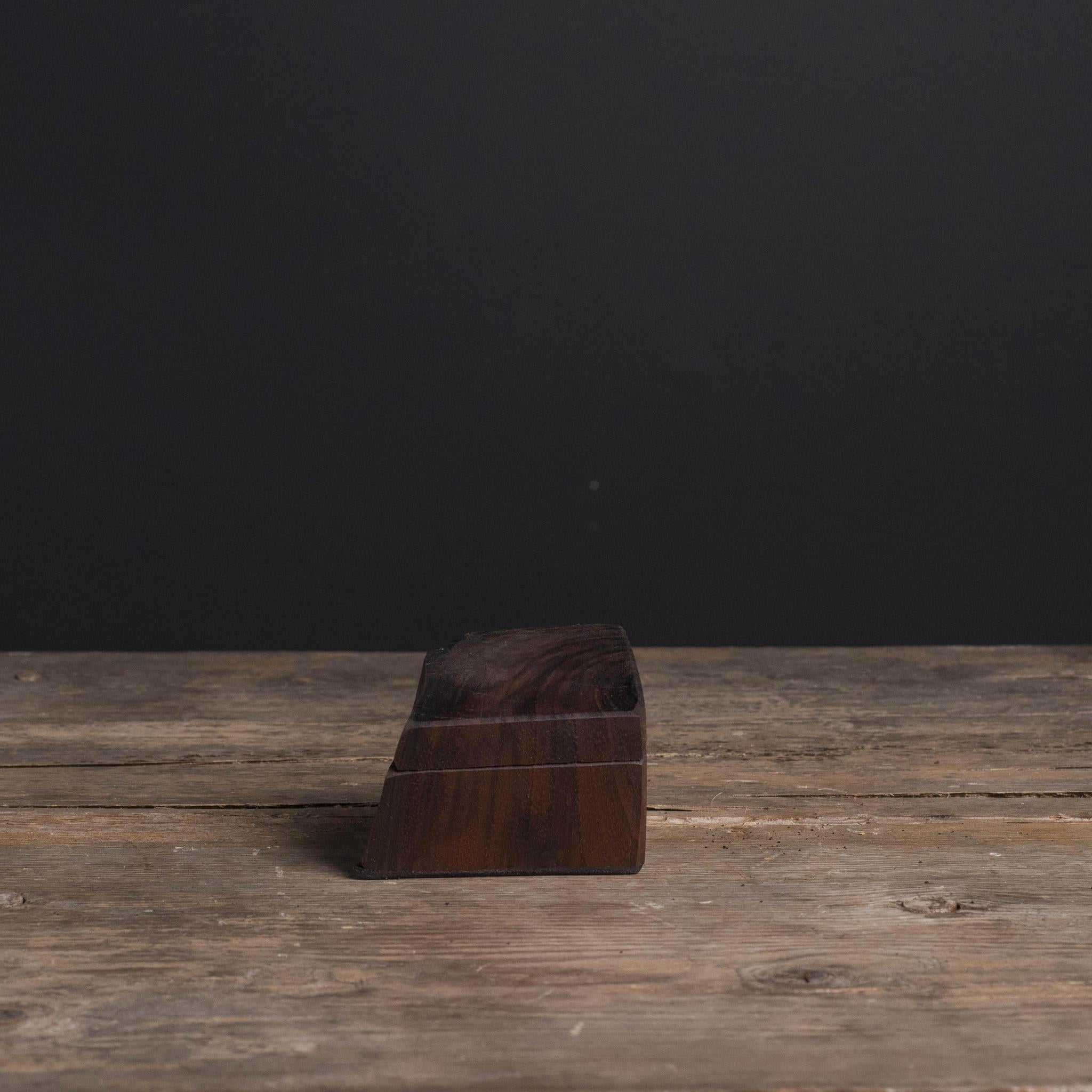 Local Burl Pedestal Box