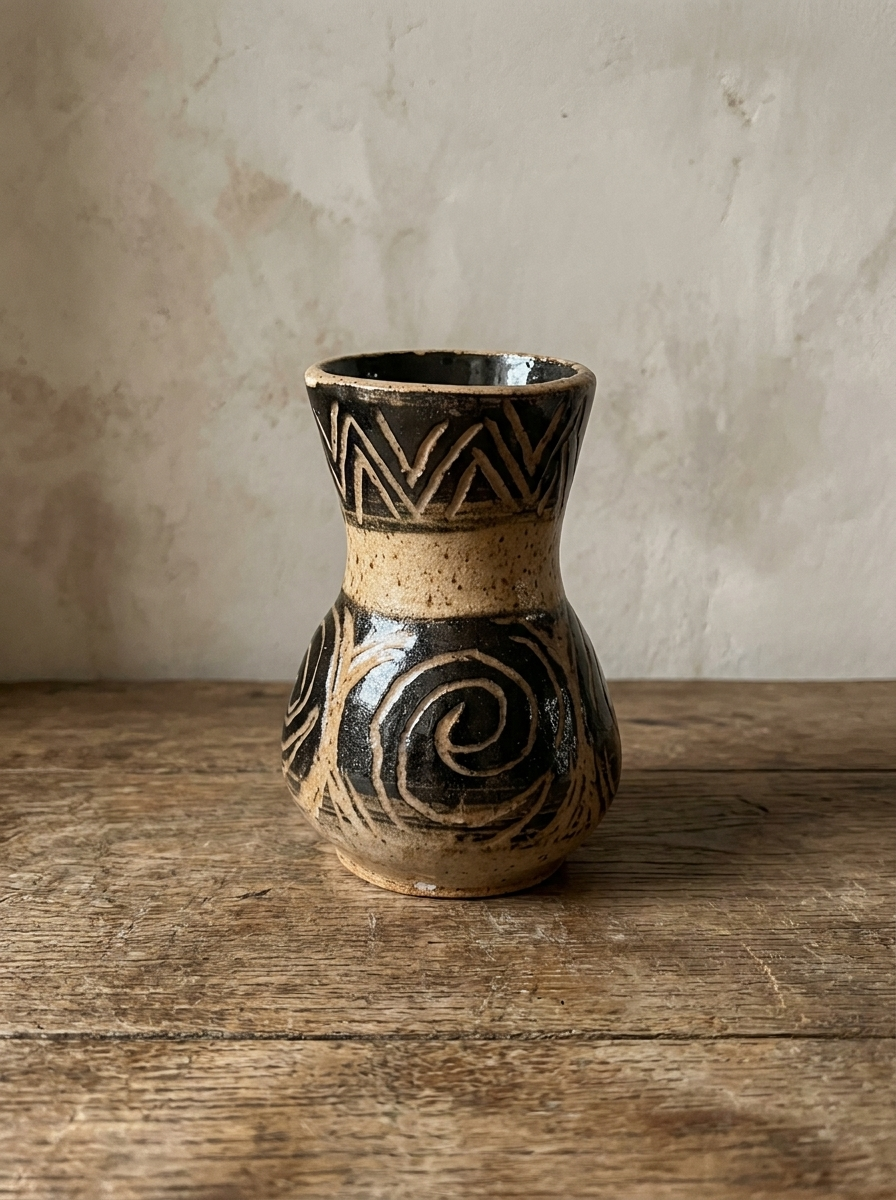 Tall Geometric Vase