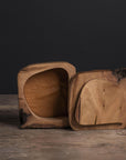 Local Burl Pedestal Box