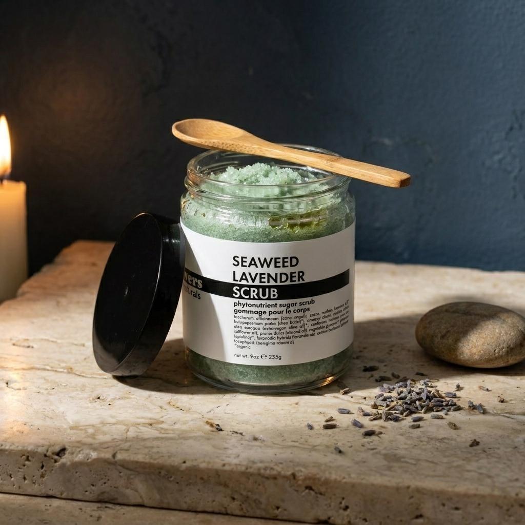 Moon Rivers Seaweed Lavendar Scrub