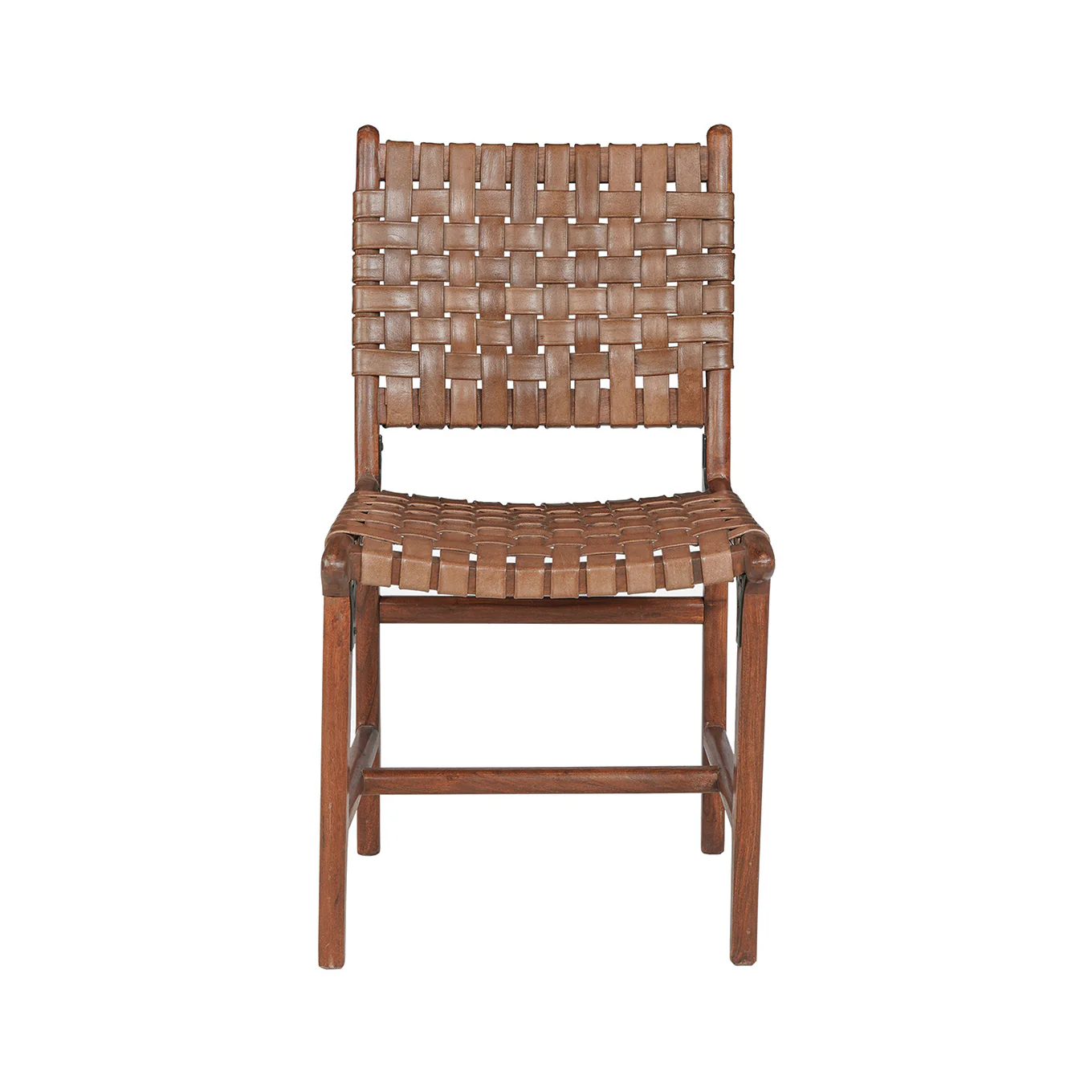 The Woven Leather Chair
