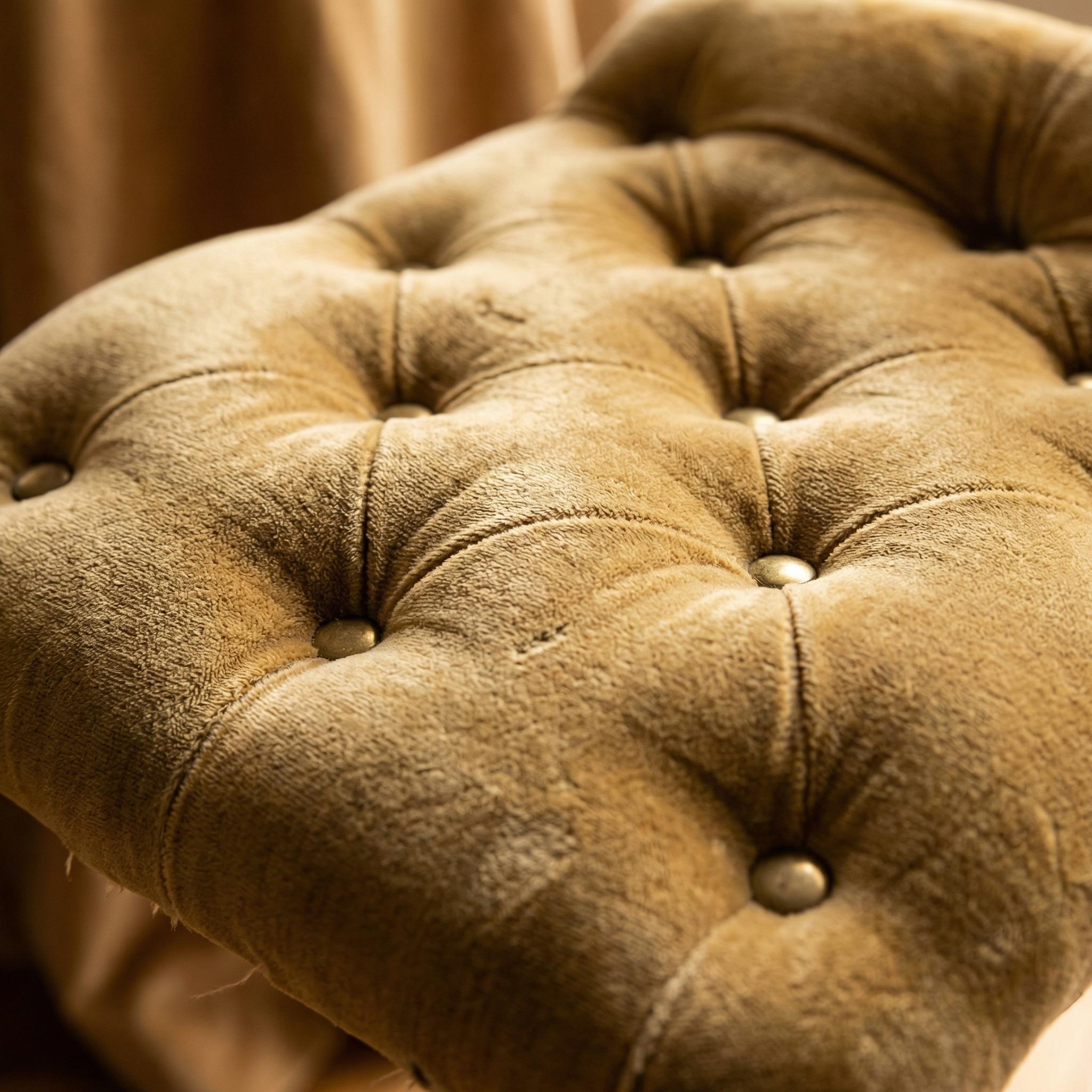 Brushed Gold Opera Stool