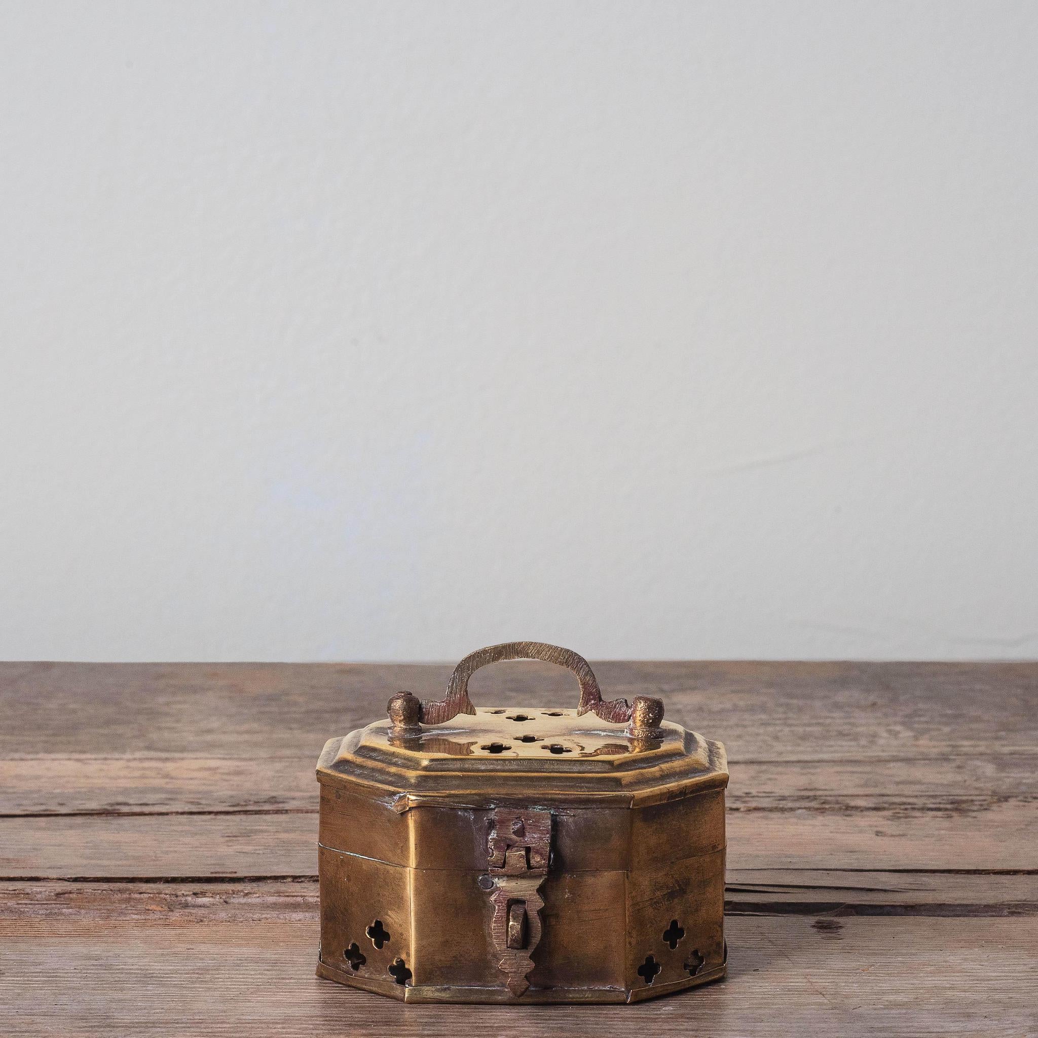 Handmade Indian Brass Cricket Box