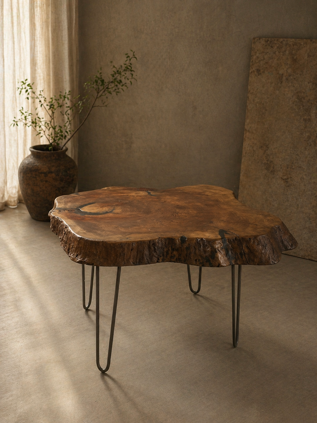 Reclaimed Wood Side Table