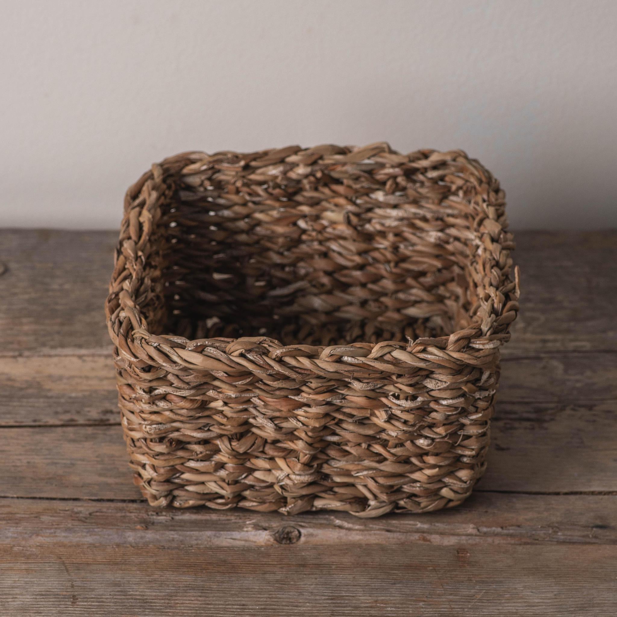 Sea Grass Square Baskets