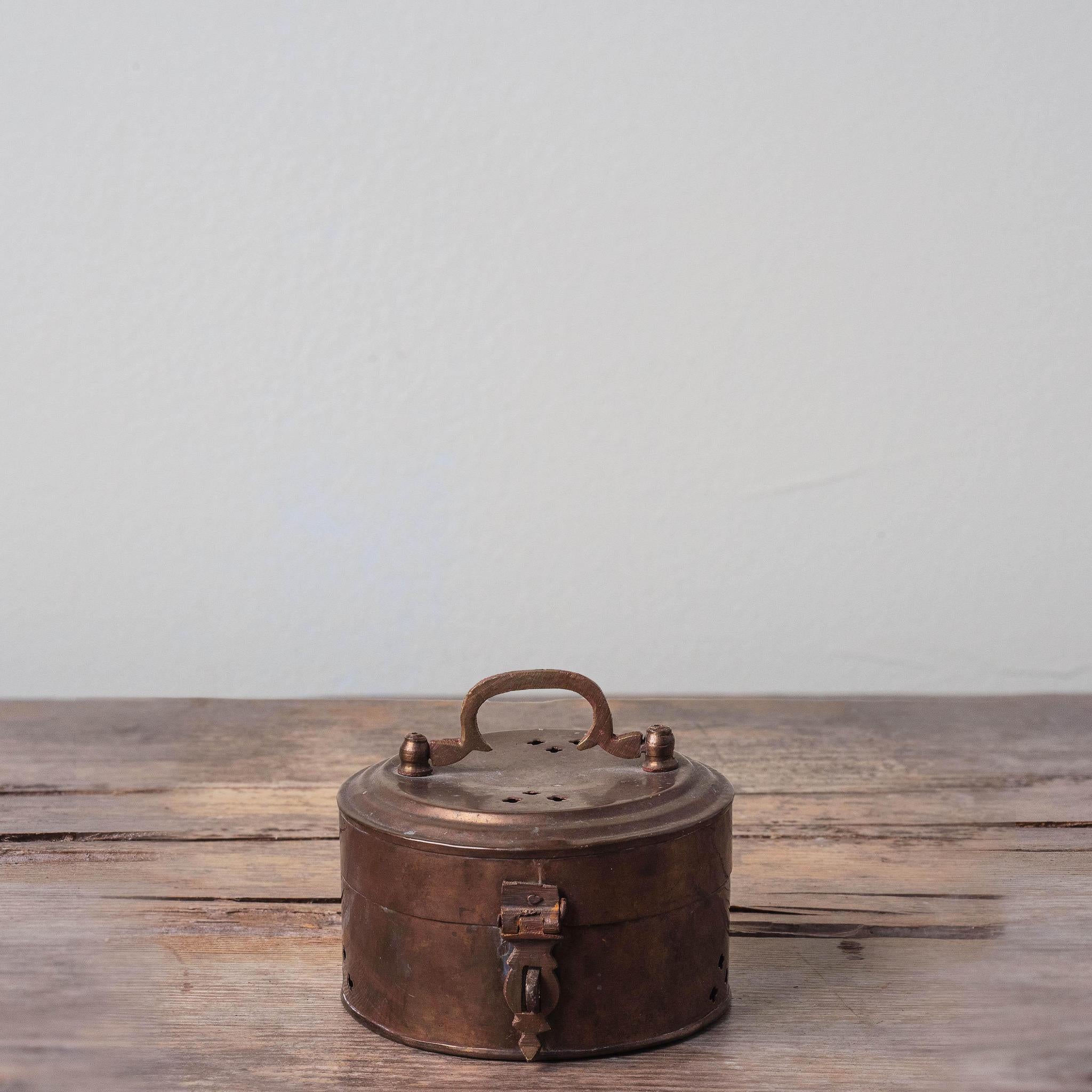 Handmade Indian Brass Cricket Box