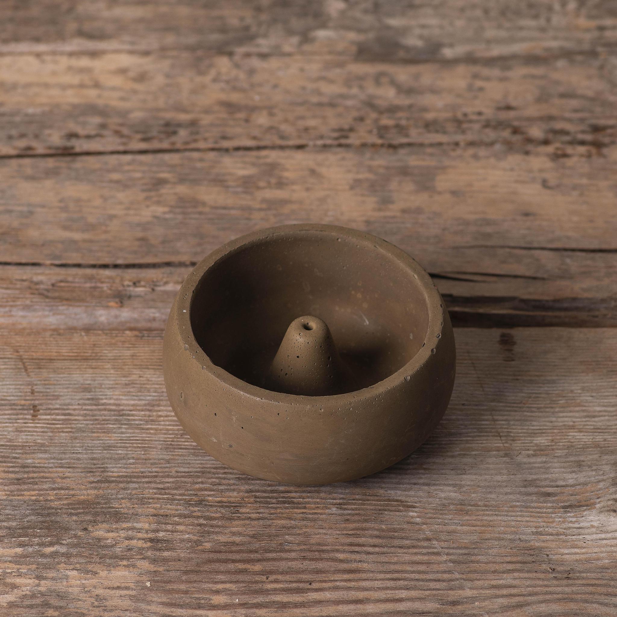 Cement Incense Holder