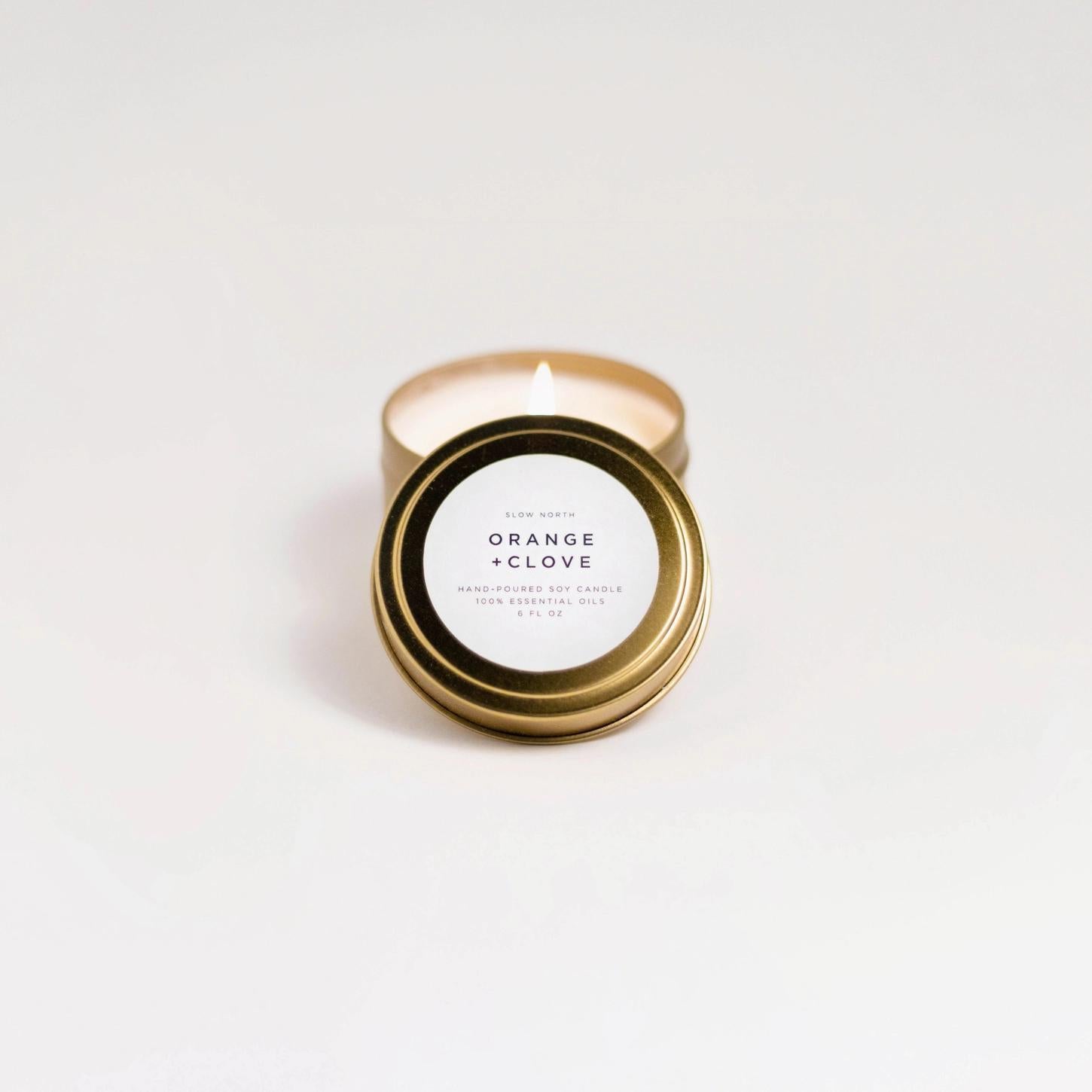 Orange & Clove Travel Tin Candle