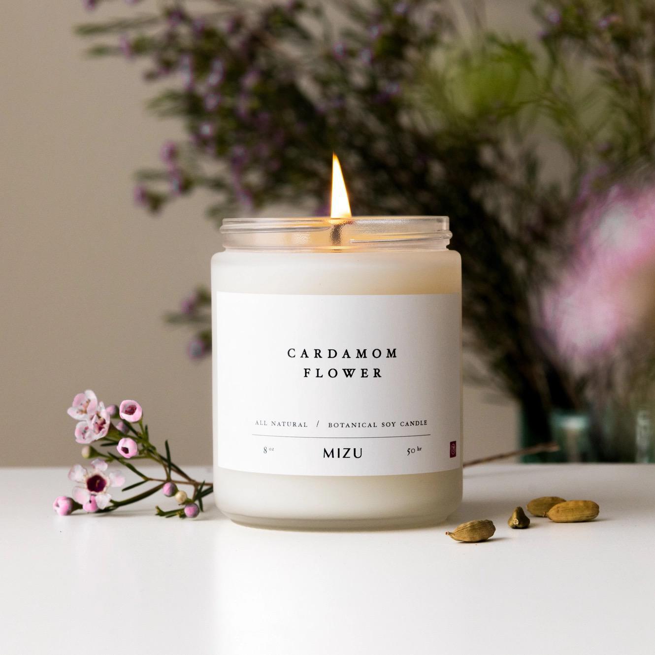Cardamom Flower Essential Oil Candle