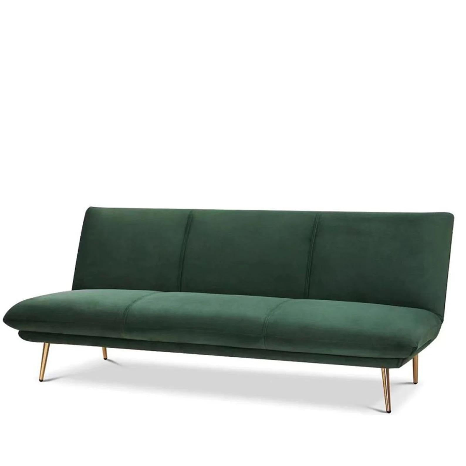 Elliston Velvet Armless Sofa