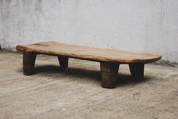 Antique Yala Wood Nupe Tribe Coffee Table