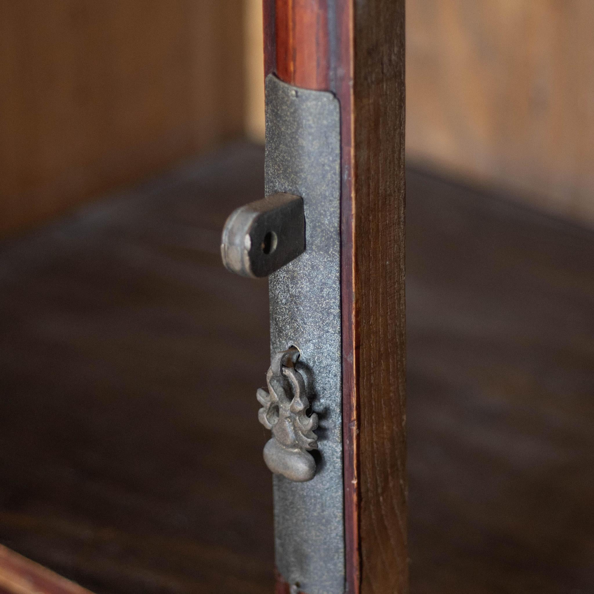 Antique Elmwood Root Armoire