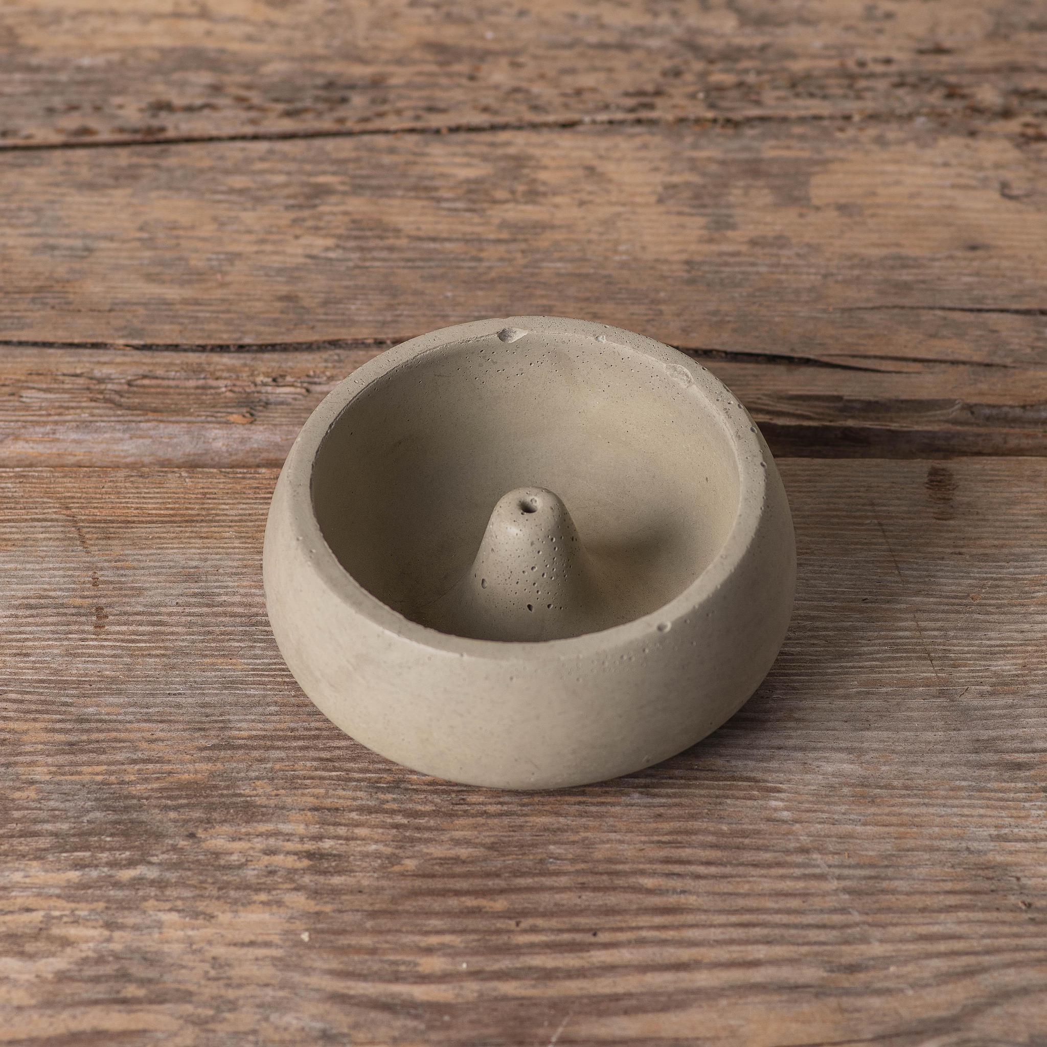 Cement Incense Holder